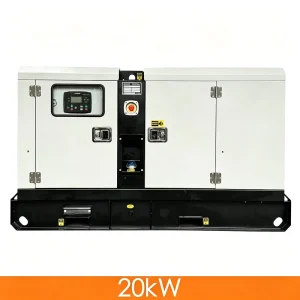 Emergency Power 20kW 25kVA Low Fuel Consumption Design Soundproof Silent Type Diesel Generator