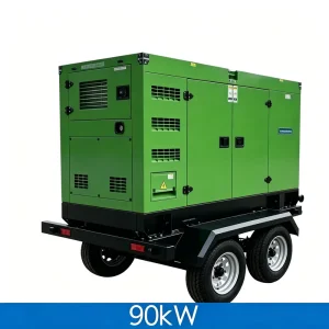 Emergency Power 90kW 112.5kVA Powered by SDEC High Stability Mobile Trailer Mounted Diesel Generator Generador