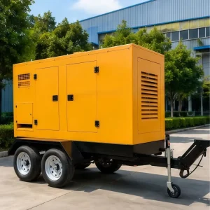 Emergency Power Supply Mobile Type Generators 30kva 500kva Silent Diesel Generator Trailer Mounted ATS 50Hz 1 Phase/3 Phase Farm