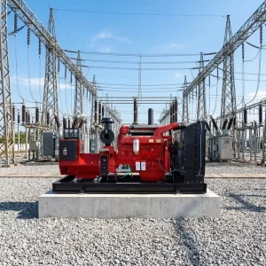 Emergency Power Supply P12 200KW 250KVA Generator Set Water Cooled 24V DC Electric Start Mobile Silent 1800 RPM Industrial