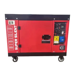 Energy Saving 10KW Silent Type Diesel Generator Air Cooled 50/60Hz 3000rpm Single Phase for Home and Outdoor