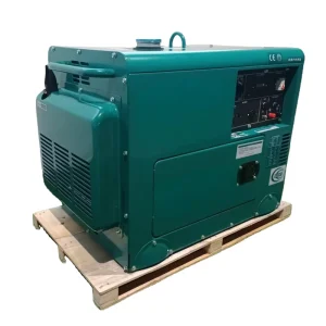 Energy Saving 6KW Silent Type Diesel Generator Air Cooled 50/60Hz 3000rpm Single Phase for Home and Outdoor