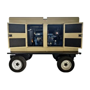 Engine R6105IZLD 132KW 165KVA Mobile Trailer Super Silent Soundproof Canopy Type Diesel Generator Set 1500/1800RPM