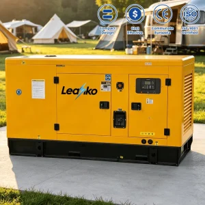 Engine Water Cooled Soundproof Diesel Generator Set 30 50 80 100KVA 3 Phase Silent Diesel Generators for Home