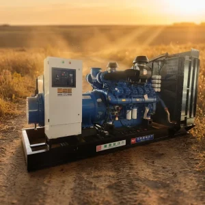 Engine Water-cooled Residential 500KW 25KVA 30KVA 35KVA Skid-mounted Diesel Generator Set 400V Power for Construction