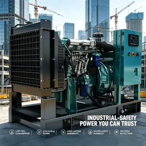 Engineering Project 45 Kva 60 Kva Water Cooled diesel Generator for Construction Site diesel Generator Controller