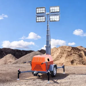 Euro 5 EPA Led Tower Light Portable Mobile Tower Light for Construction and Mining