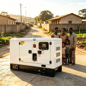 FAW20KW 25kVA Super Silent Diesel Generator Set Water Cooled ATS Remote Control 400 230V 50Hz Low Noise IP23 Genset