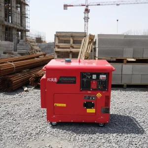 FENGSHENG 8kW 10kVA Silent Soundproof Diesel Generator CH12000E 220V 380V 3 Phase Portable Air Cooled 12V DC Electric Start 50Hz