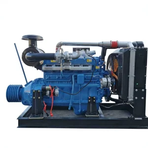 Factory 300kva Single Open Type Water Cooled Diesel Generating Set Portable Explosion Proof Auto Start 50 60Hz