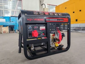Factory 7.5 KW CE Certificate Portable Diesel Power Generator Set for Home Farm Use