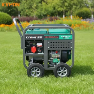 Factory Air Cooling Diesel Generator Set Open Frame with Electric Start 50Hz ATS Remote Control Wheels
