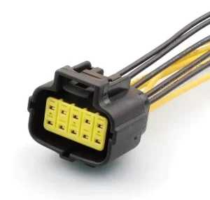 Factory Direct 174655-2 10-Pin Male/Female Copper Contact Nylon IP67 Waterproof Car Connector Wiring Harness