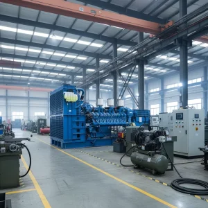 Factory Direct Sale Electricity Supply 1MW 2MW 3MW Heavy Duty Diesel Gas Biogas Gasoline Generator Set Huge Power Solutions