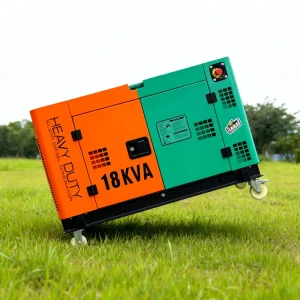 Factory Direct Sale Portable Soundproof Diesel Generator Set Wheels Included 110V 380V Ideal for Home and Farm in Europe