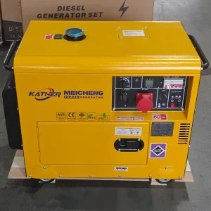 Factory Direct Sales 10KVA 8KVA 6KVA 5KVA Silent Diesel Generators Low Emission 220V Single Phase All Copper Portable Generator