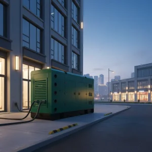 Factory Direct Silent Diesel Generator Set 80% Efficiency Copper Alternator CE Certified Auto Start Single