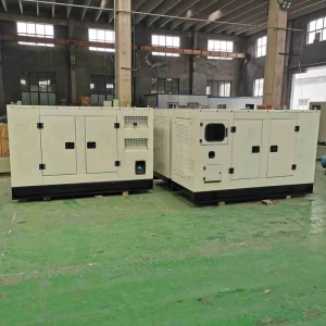 Factory Direct Silent Three-Phase Diesel Generator Set in Container Trailer Type 50/60Hz Frequency