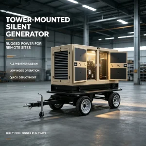 Factory Direct Supply 120kva 3 Phase 400v Enclosed Stationary Prime Electric Diesel Generator