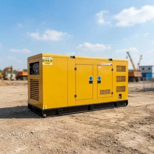 Factory Emergency Diesel Generator Soundproof Silence Genset with YUCHAI Engine Used