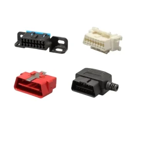 Factory Male Female Automotive 16 Pin OBD Car Connector Auto Connectors