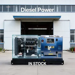 Factory Mining School Data Center 30kw 120kw 50HZ Brand Engine Alternating output 220v 400v Frequency 60Hz Diesel generator set