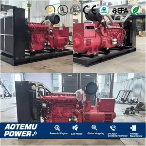 Factory Natural Gas Generator Set 50kW 62.5kVA CHP Cogeneration Biogas LPG Methane Gas Generator for Farm Factory