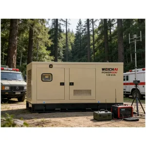Factory Price 30 300 Kw kva Genset Silent Open Diesel Generator with ATS