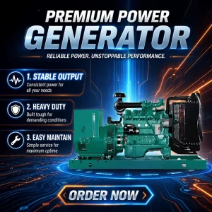 Factory Price 300kw Open Silent Type Single Diesel Genset 375kva Power Standby Auto Start ATS Water Cooled Generator Set