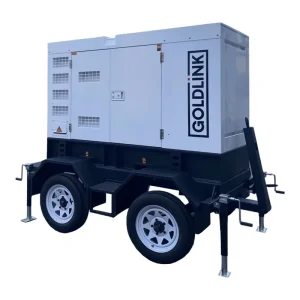 Factory Price Mobile Trailer Diesel Generator 100kVA 150kVA 200kVA Super Silent Soundproof Genset with ATS