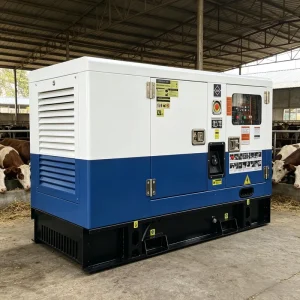 Factory Price Water Cooled Silent Diesel Generator Set 20KVA 50KW 200KVA 50Hz 60Hz With ATS Soundproof Canopy Smart Controller
