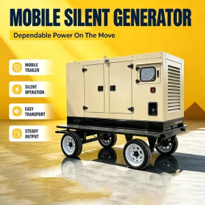 Factory Quality Proven 60hz Water Cooled Stationary Prime Electric Power Soundproof 60kva Silent Diesel Generator