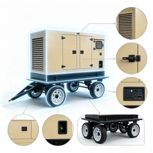 Factory Quality Proven 60hz Water Cooled Stationary Prime Electric Power Soundproof 60kva Silent Diesel Generator Set