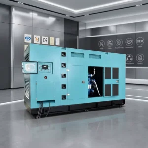 Factory Sale Silent Diesel Generator 200kva 250kva Weichai BAUDOUIN Sound Proof Industrial Generator 500kva with ATS