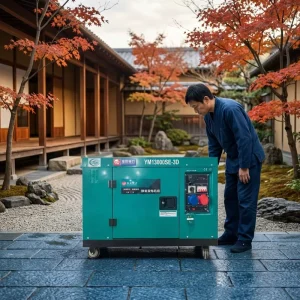 Factory Super Silent Air Cooled Diesel Generator Set ATS 12V Electric Start Single Phase 220V Home Emergency Power