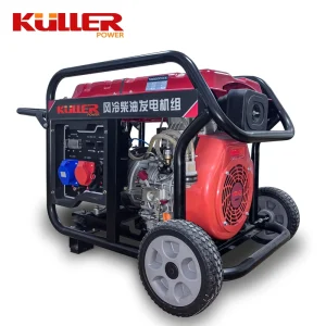 Factory direct sale of household portable freestanding diesel generators with large fuel tanks 5.5kw 6kw