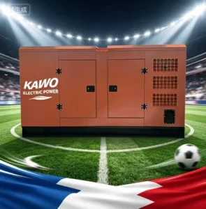 Football Tournament Silent Diesel Generator 20kW 60Hz 380 220V Three Phase ATS Automatic Transfer Standby Power