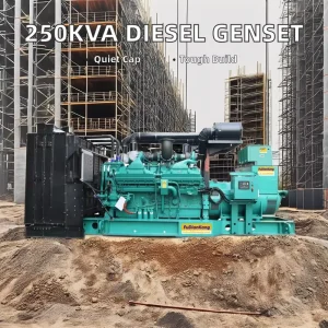 For 1700KVA 2500KVA Open Frame Diesel Genset QSL9 G3 50Hz Soundproof Silent Diesel Generator Set