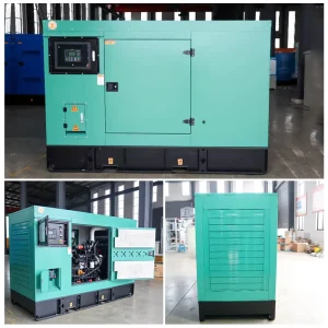 For Cummins Engine 20Kw-50Kw Silent Type Diesel Generator 22Kva-50Kva Water Cooling Dc Generators 30Kw-50Kw Frequency 50/60Hz