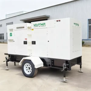 For Diesel Generator 150kW Open Frame 3 Phase Trailer Mounted Silent Movable 80kW 64kW 80kVA 100kVA 180kVA