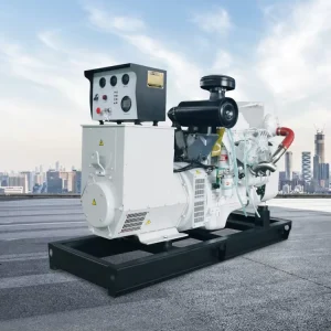 For Marine Use Silent Type Diesel Generator 30kva-600kva Powered by Engine with Sea Water Pump and Heat Exchanger