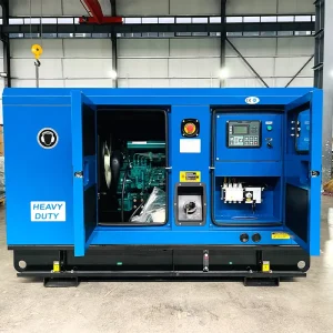 Fuel Efficient Three-phase 20kVA Silent Diesel Generator Set Large Fuel Tank Soundproof Canopy ATS for Farming