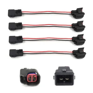 Fuel Injector Adapter Harness EV1 EV6 2Pin 12V Copper Automotive Wiring Cable Assembly USCAR EV6 EV1 Injector Connector Wires