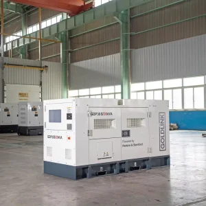 GDP30 30KW 24KVA 3Phase Silent Diesel Generator with Water Cooling 24V DC Electric Start Option Remote Control