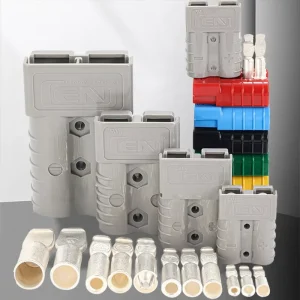 GEN Customizable Red Grey Colors 600v 350A 175A 120A 50A 40A 2pin Power Supply Electrical Auto Battery Plugs Socket Connectors