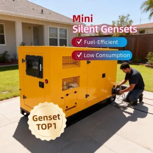 GF20WP CE Certified Silent Open Frame Diesel Generator 20kw 25kva 3 Phase Water Cooled 50/60Hz