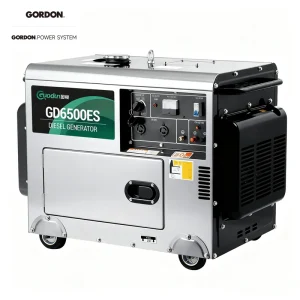 GT6500 Small 5kw Super Silent Diesel Generator with 100% Copper Alternator and 12 Months Warranty