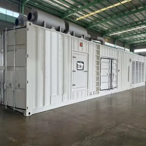 Generator 500 100kW Super Silent Container Type ATS PLC Pump High CE EPA Certified Engine Motor 3 Year Warranty