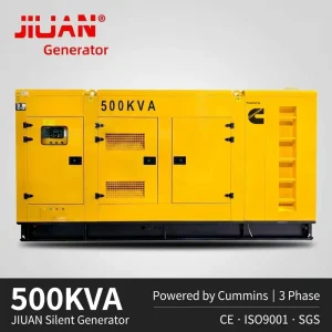 Generator 500 KVA 400 kW 350 KVA 300 KVA 110V-400V Silent Open Frame ATS Auto Remote Control 60Hz for Surinam