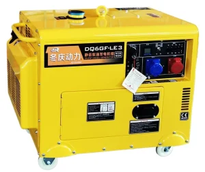 Generator Factory Silent Diesel Portable Generator 5KW 50/60Hz Single Phase Open Frame 24V DC Electric Start 220V/380V